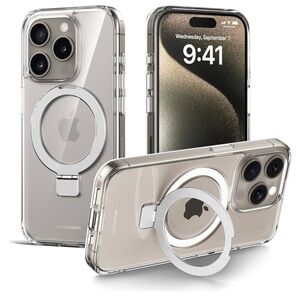 Flex Stand Case,Built-in Magnetic Kickstand,MagSafe iphone 25 pro clear